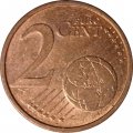 Германия 2 евроцента 2004 год (F)