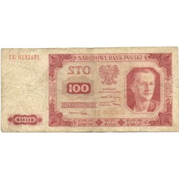 Польша 100 злотых 1948 год - VG
