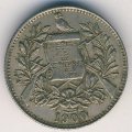 Гватемала 1/2 реала 1900 год