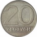 Польша 20 злотых 1987 год