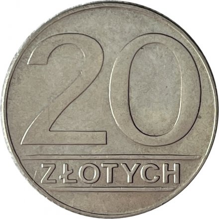 Польша 20 злотых 1987 год