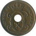 Дания 1 эре 1928 год - Король Кристиан X