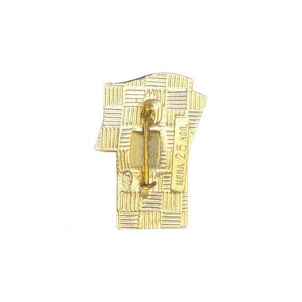 Значок XXVII съезд КПСС (ЛМД)