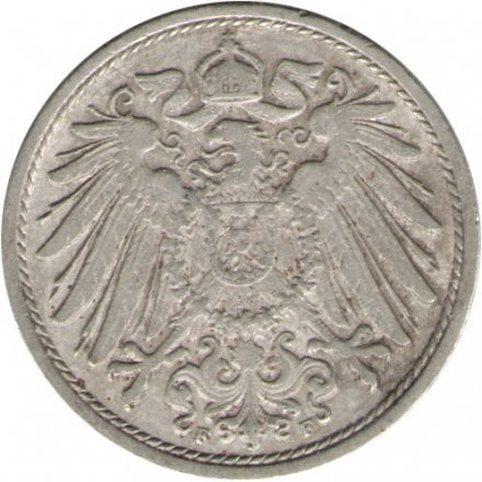 Германия 10 пфеннигов 1906 год (F)
