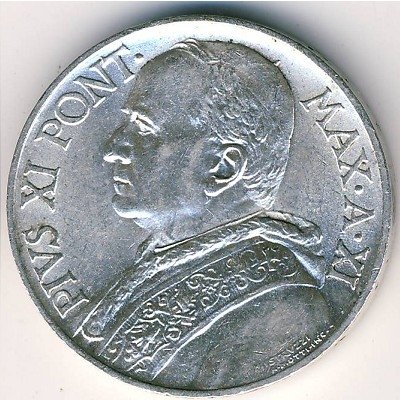 Ватикан 10 лир 1932 год