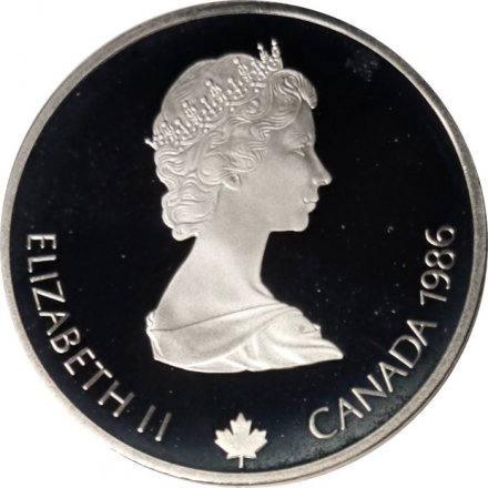 Канада 20 долларов 1986 год - XV зимние Олимпийские Игры, Калгари 1988 - Хоккей