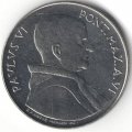 Ватикан 50 лир 1968 год - Папа Павел VI. ФАО
