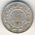Тунис 50 сантимов 1916 год