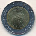 Ватикан 500 лир 1986 год