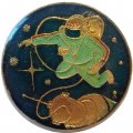 Значок Выход в открытый космос, заливной
