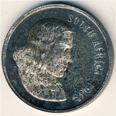 ЮАР 1 рэнд 1968 год - Йохан Антонисзон ван Рибек (SOUTH AFRICA)