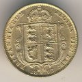 Великобритания 1/2 соверена 1892 год