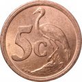 ЮАР 5 центов 1992 год