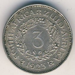 ЮАР 3 пенса 1923 год