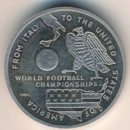 Афганистан 100 афгани 1990 год - Чемпионат мира по футболу 1990, Италия