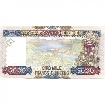 Гвинея 5000 франков 2010 год - UNC