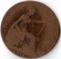 Великобритания 1/2 пенни 1918 год