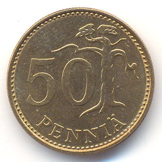 Финляндия 50 пенни 1989 год
