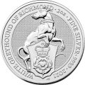 Великобритания 5 фунтов 2021 год - Звери Королевы - Белая Борзая Ричмонда