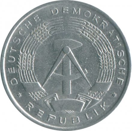 ГДР 1 пфенниг 1980 год 