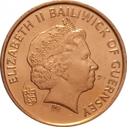 Гернси 1 пенни 1998 год - Краб 