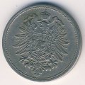 Германия 10 пфеннигов 1876 год (G)