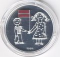 Латвия 1 лат 2008 год - 90 лет республике