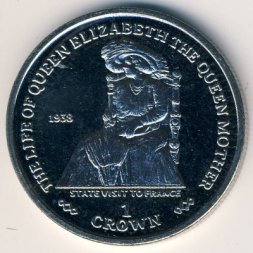 Гибралтар 1 крона 2000 год