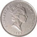 Новая Зеландия 5 центов 1998 год - Гаттерия