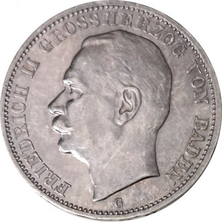 Баден 3 марки 1915 год