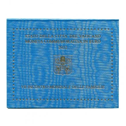 Ватикан 2 евро 2012 год - VII Всемирная встреча семей в Милане
