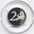 Франция 2 евро 2017 год - 25 лет розовой ленте (Борьба с раком груди) (Proof, в коробке)