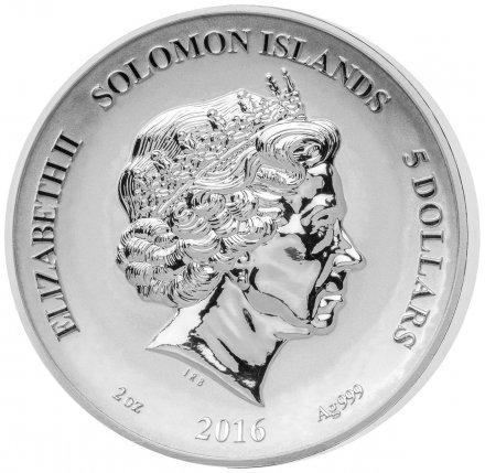Соломоновы острова 5 долларов 2016 год - Легенды и мифы. Грифон