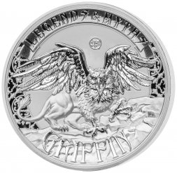 Соломоновы острова 5 долларов 2016 год - Легенды и мифы. Грифон
