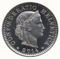 Швейцария 20 раппенов 2014 год