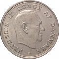 Дания 1 крона 1971 год - Король Фредерик IX