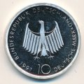ФРГ 10 марок 1997 год - 100 лет дизельному двигателю (A)