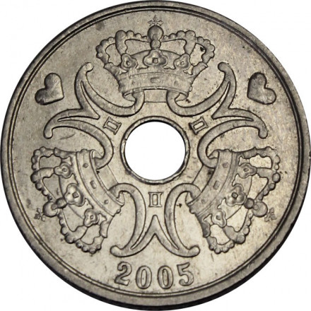Дания 5 крон 2005 год