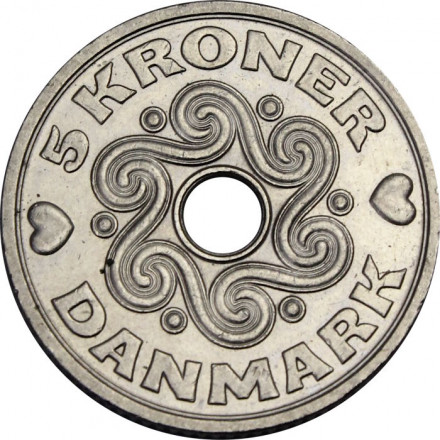 Дания 5 крон 2005 год