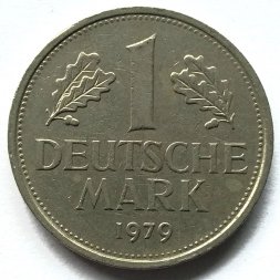 ФРГ 1 марка 1979 год (J)