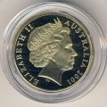 Австралия 1 доллар 2001 год - Столетие Федерации (цветная эмаль)