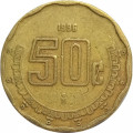 Мексика 50 сентаво 1996 год