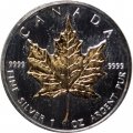Канада 5 долларов 2005 год - Кленовый лист