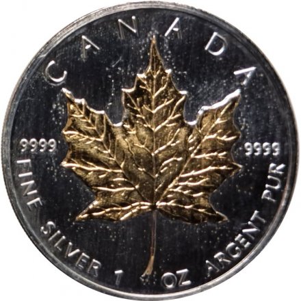 Канада 5 долларов 2005 год - Кленовый лист