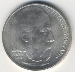 Чехословакия 100 крон 1974 год - Бедржих Сметана