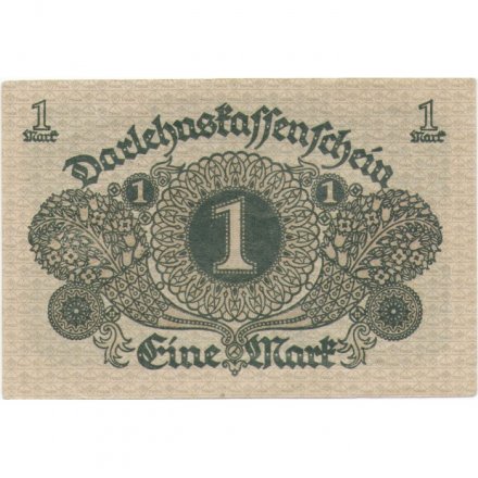 Веймарская республика 1 марка 1920 год - XF