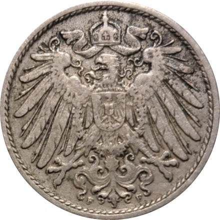 Германия 10 пфеннигов 1907 год (F)