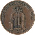 Швеция 1 эре 1885 год