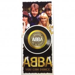«ABBA» - Гравированная цветная монета 10 рублей в буклете