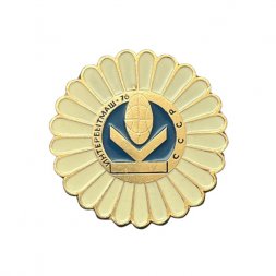 Значок Интербытмаш-76 СССР (синий)